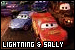  Cars: Lightning McQueen and Sally Carrera